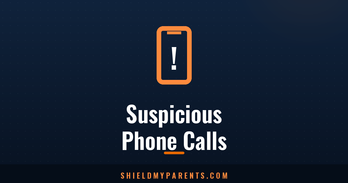 Suspicious phone calls targeting seniors